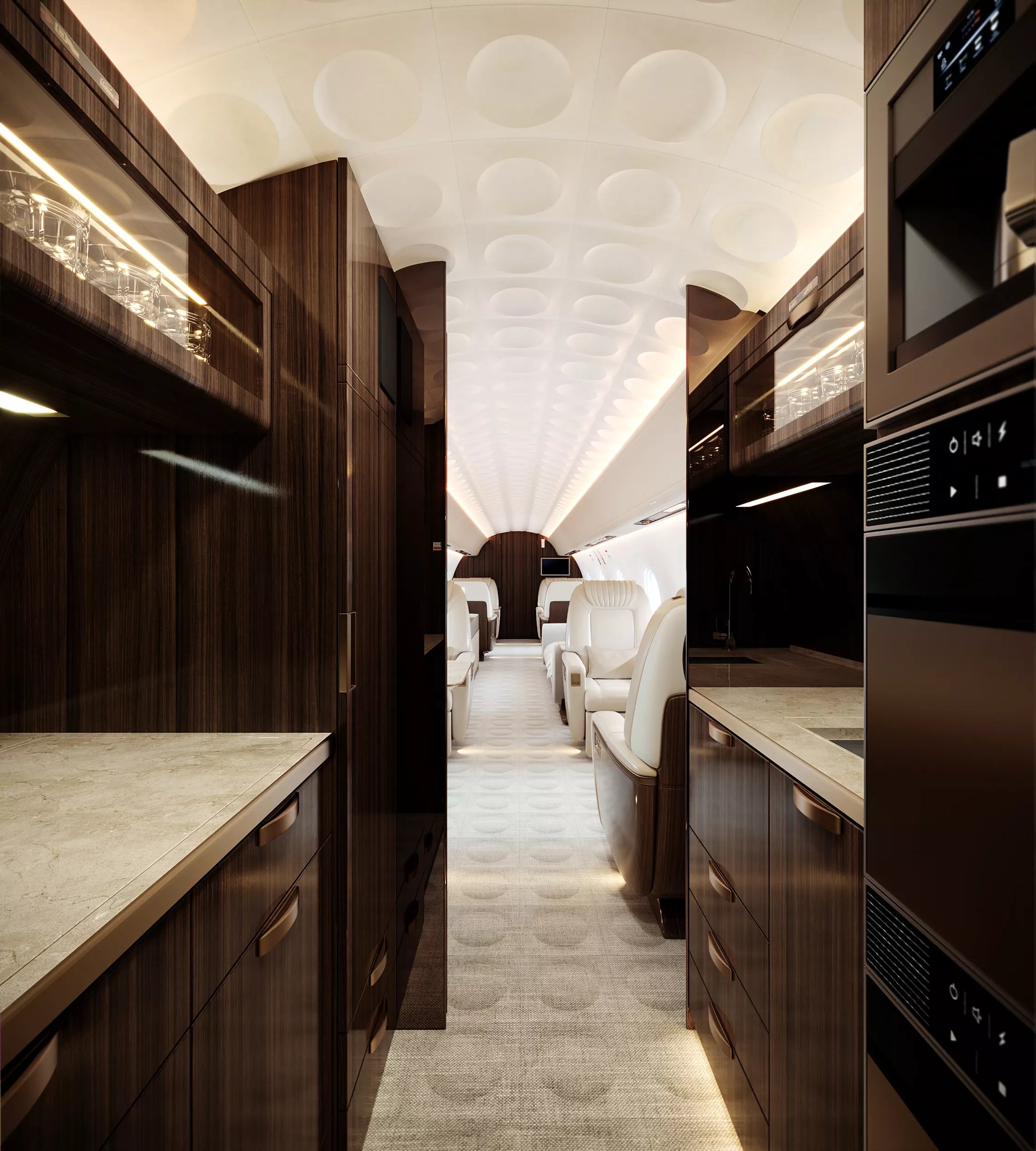 Gulfstream interior commercial imagery