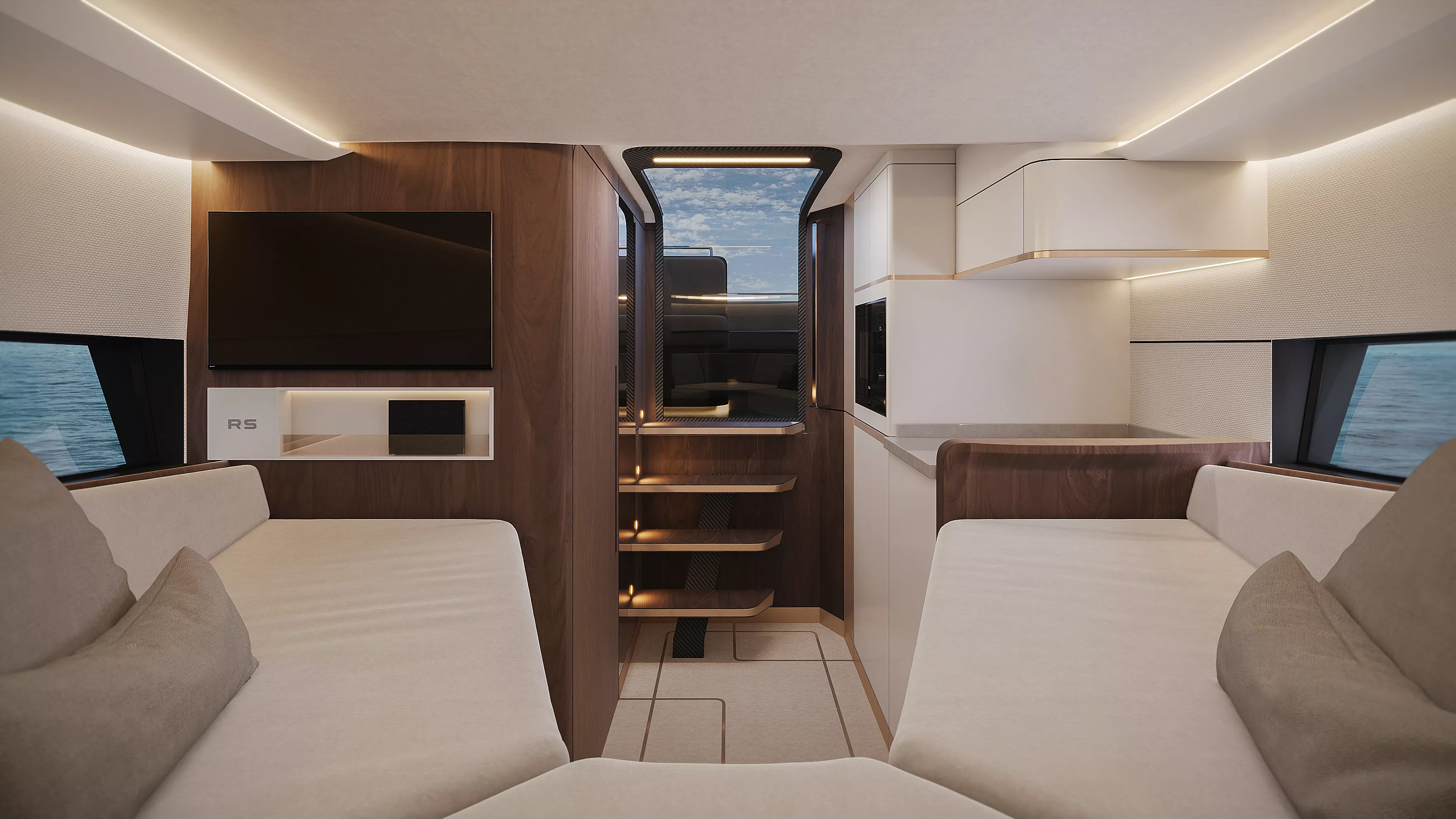 Exterior yacht design by RSantos Design